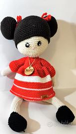 Bambole da collezione amigrumi -Giulia