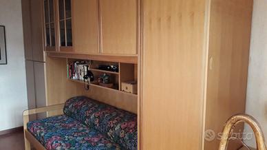 Camera letto ragazzi con letto 350 cm larghezza