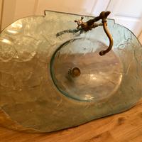Lavabo  in cristallo per bagno