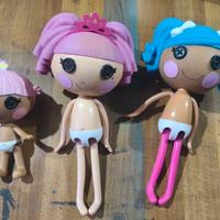 Lalaloopsy 3 modelli senza vestiti 