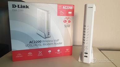 Modem router wi fi fibra D-link dva5593