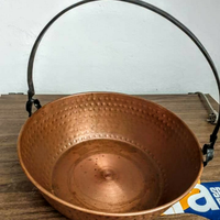 Paiolo in rame da camino