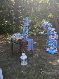 Decorazione Arco per matrimonio con fiori