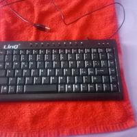 Mini Tastiera Multimediale USB LinQ Nera