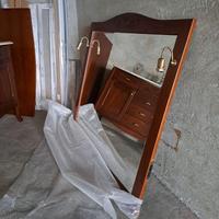 Bagno legno Marmo Rosa