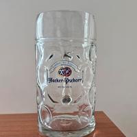 Boccale in vetro originale Oktoberfest, vintage. 