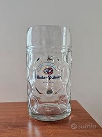 Boccale in vetro originale Oktoberfest, vintage. 