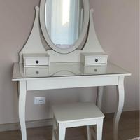 Toeletta con specchio, bianco Ikea