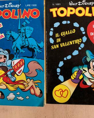 Topolini anni diversi venduti singolarmente