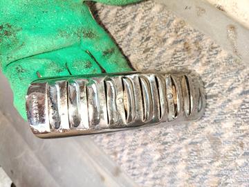 protezione cromata accessorio marmitta lambretta b