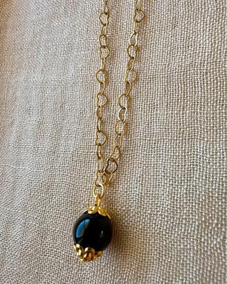 collana cuori su coccu kokku onice portafortuna