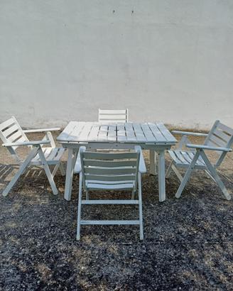 Tavolo+set sedie Foppapedretti