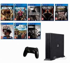 PlayStation 4 pro + 8 giochi