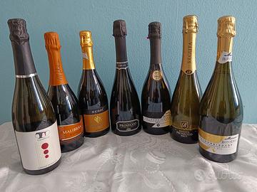 Spumante e Prosecco Brut  Extra Dry 7 bottiglie