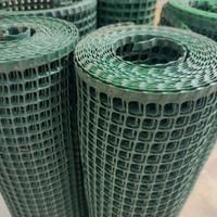 Rete Usata in Plastica verde a Maglia Quadrata