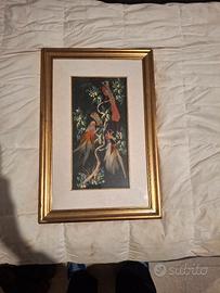 Quadro pappagalli Messico