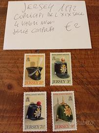 Francobolli nuovi dell'isola di Jersey 