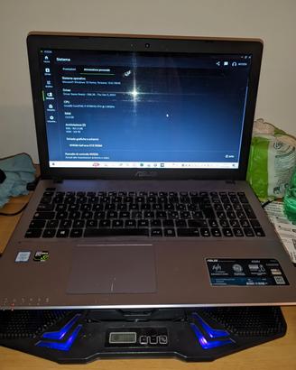 Pc Gaming con Giochi e Kodi configurato ASUS K550V