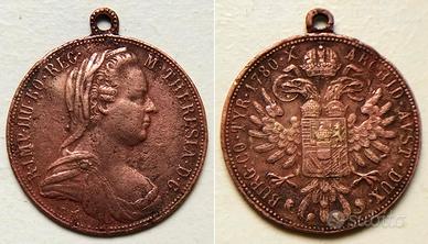 MEDAGLIA MARIA THERESIA D'AUSTRIA - 1780