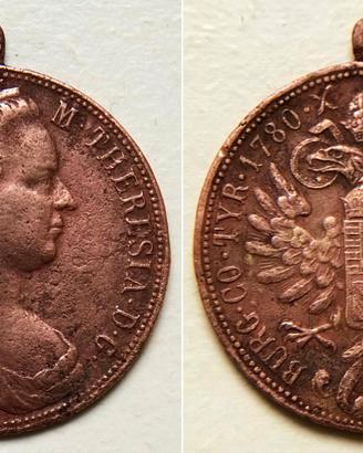 MEDAGLIA MARIA THERESIA D'AUSTRIA - 1780