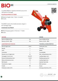 Biotrituratore elettrico Bio50 Caravaggi