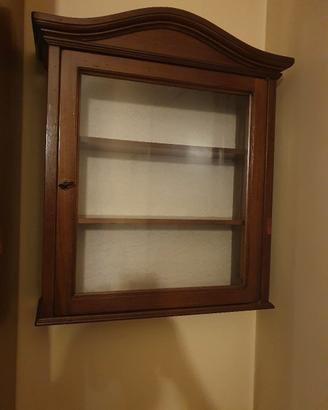 vetrinetta pensile a muro con chiave 73×60×18