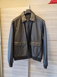 bomber In vera pelle made in Italy