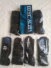 6 Calze EDYCALZE uomo - lana - nere taglia 44/46