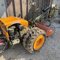 Motocoltivatore con fresa e spazzaneve 18 cavalli 