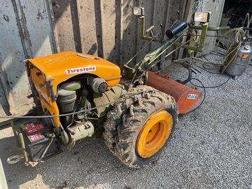 Motocoltivatore con fresa e spazzaneve 18 cavalli 
