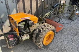 Motocoltivatore con fresa e spazzaneve 18 cavalli 