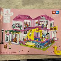 SUMMER VILLA PRINCESS CON 1018 MATONCINI TIPO LEGO