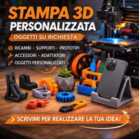 Stampa 3D personalizzata – realizzazione oggetti