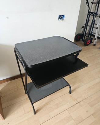 Mobiletto Carrello Porta PC a 3 Livelli