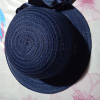 Cappello Blu elegante classico bambina 