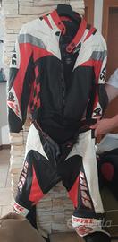 tuta pelle moto racing