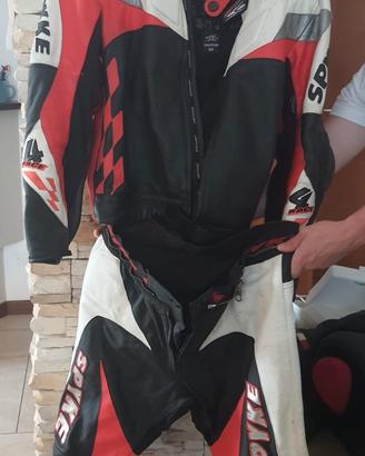 tuta pelle moto racing