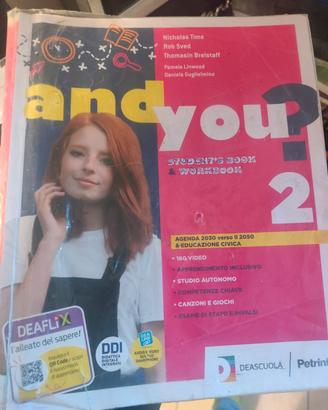 Libro scuola media And You 2 ISBN 9788849423891