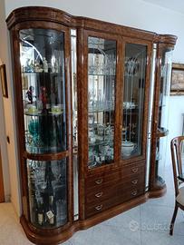 Mobile vetrina in mogano