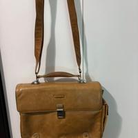 Borsa valigetta Piquadro in pelle Blue Square