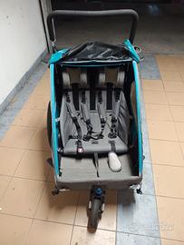 Rimorchio bimbi bici/passeggino Queridoo Sportex 2