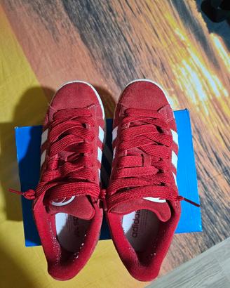 Scarpe Adidas Campus 00 Rosse Numero 42