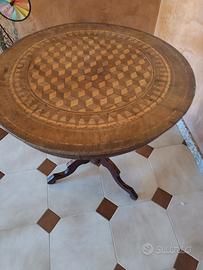 tavolino tondo primi anni novecento 