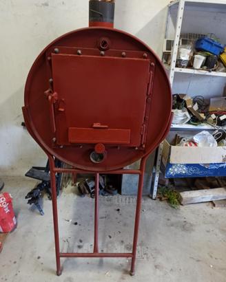 Stufa artigianale modello barrel stove