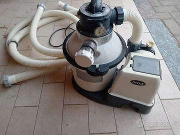 pompa filtro a sabbia intex