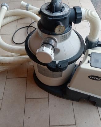 pompa filtro a sabbia intex