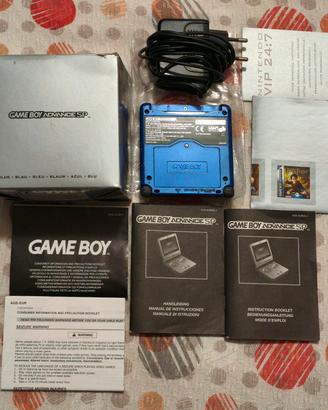 GameBoy Advance SP Blu AGS-001 CIB (Completo)