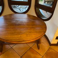 Tavolo da poker/consolle in noce