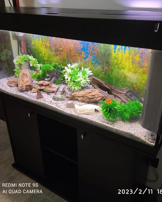 acquario ferplast 240l completo