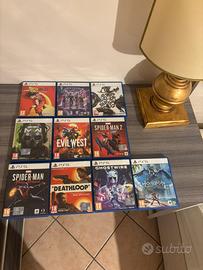 Lotto 10 giochi ps5 - spider-man2 , cod + altri